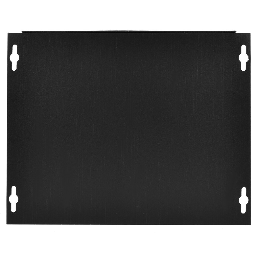 Aluminum Alloy Enclosure Box 48X204x160mm Sandblasted Black 7691363453973