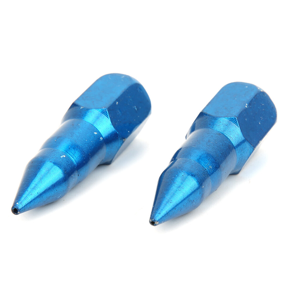 2 Pcs Blue Grease Gun Nozzle Needle Nose Dispenser - All Steel Design 6911363453904