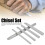 5Pcs Alloy Steel Chisel Set - Various Sizes, Straight Shank 3