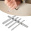 5Pcs Alloy Steel Chisel Set - Various Sizes, Straight Shank 7