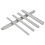 5Pcs Alloy Steel Chisel Set - Various Sizes, Straight Shank 16