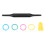 Silver 4TB Portable Hard Drive USB 3.0 High-Speed Compact Storage 10