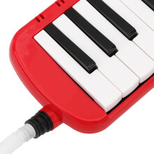 37-Key Melodica Musical Instrument for Beginners with Bag (Red, 48x11x5cm)