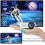 White Mini Home Theater Projector Portable Wireless Projector For Phone Multi Function Easy To Use 5