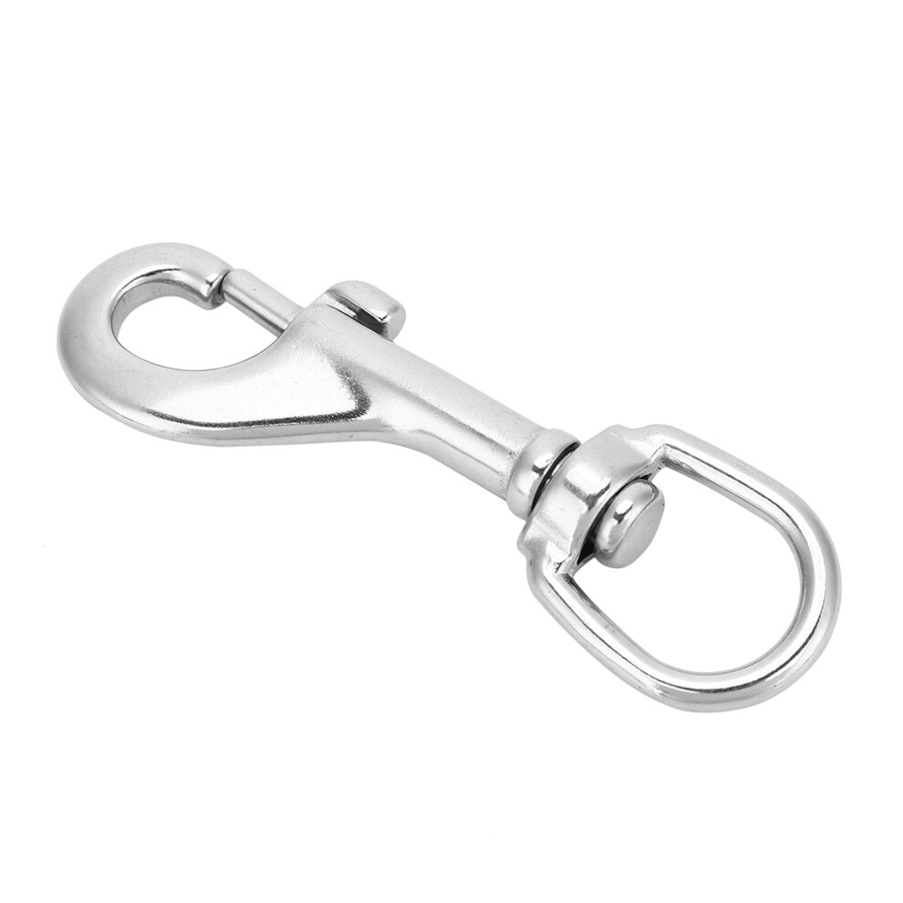 Heavy Duty 316 Stainless Steel Snap Hook Swivel Eye For Diving & Bags 97Mm 3121363455744