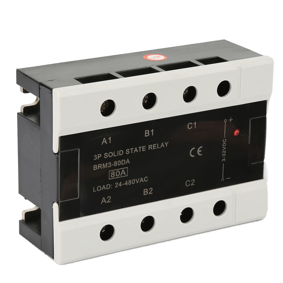 Durable 24-480Vac 3-Phase Solid State Relay Brm3-80Da For Efficient Control 7671363456952