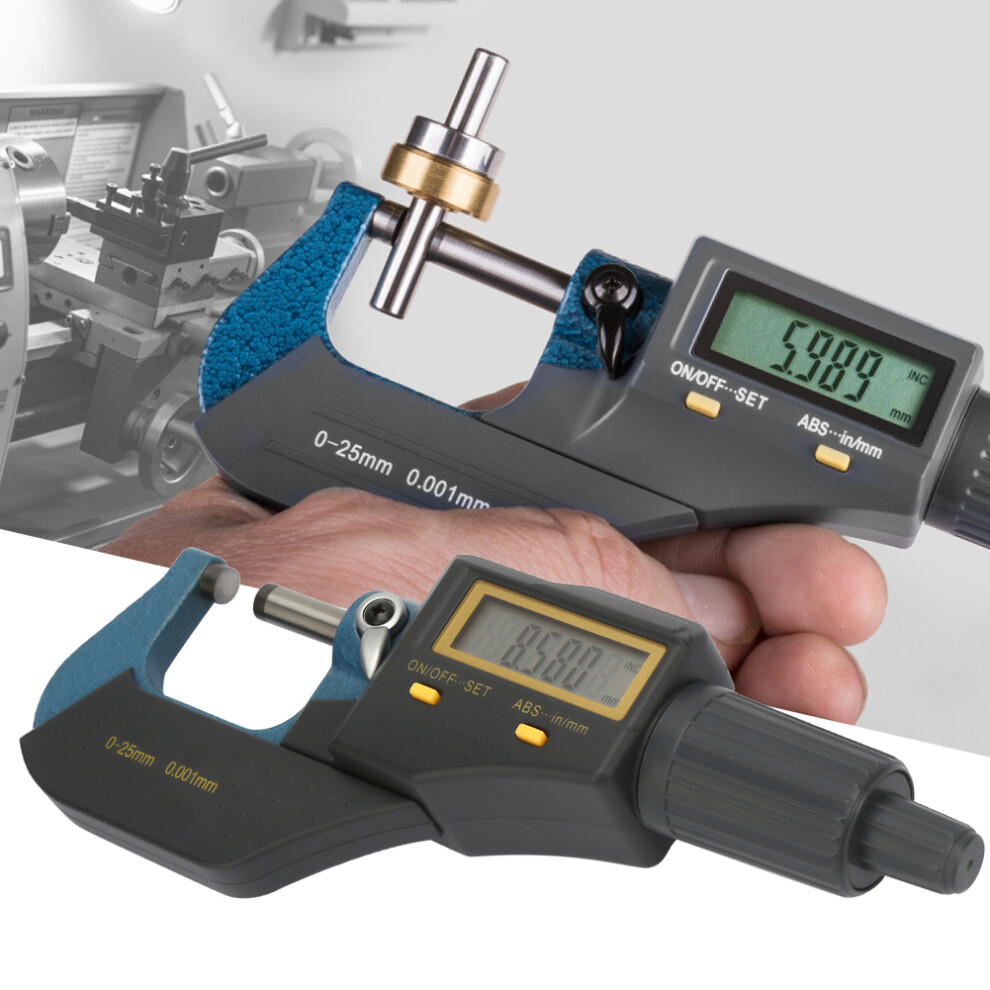 Electronic Digital Micrometer 0~25Mm 0.001Mm Precision Tool 8701363455958