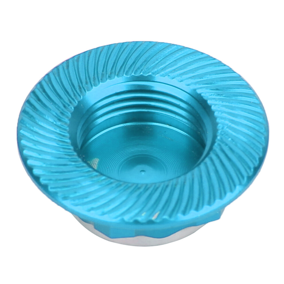 4Pcs 17Mm Aluminium Alloy Dust Proof Hub Nut For 1/8 Rc Car Blue 7631363457311