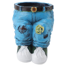Kreativer Pflanztopf aus Kunstharz, einzigartige Blumentöpfe, stilvolles Gartenaccessoire für drinnen und draußen, hochwertiges Material,