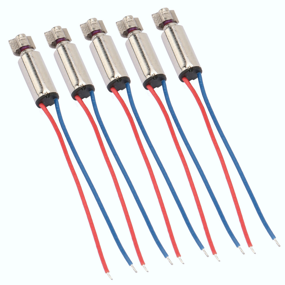 5Pcs Micro Cellphone Coreless Vibration Motors 3V 11.2X3.2mm 7661363456366