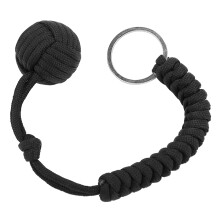 Emergency Survival Paracord Key Chain with Steel Ball Outdoor Lanyard