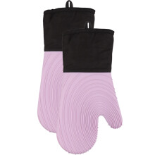 BPA-freie Silikon-Ofenhandschuhe, wasserdicht, hitzebeständig, rutschfester Griff und leicht zu reinigen für sicheres Kochen (professionelles