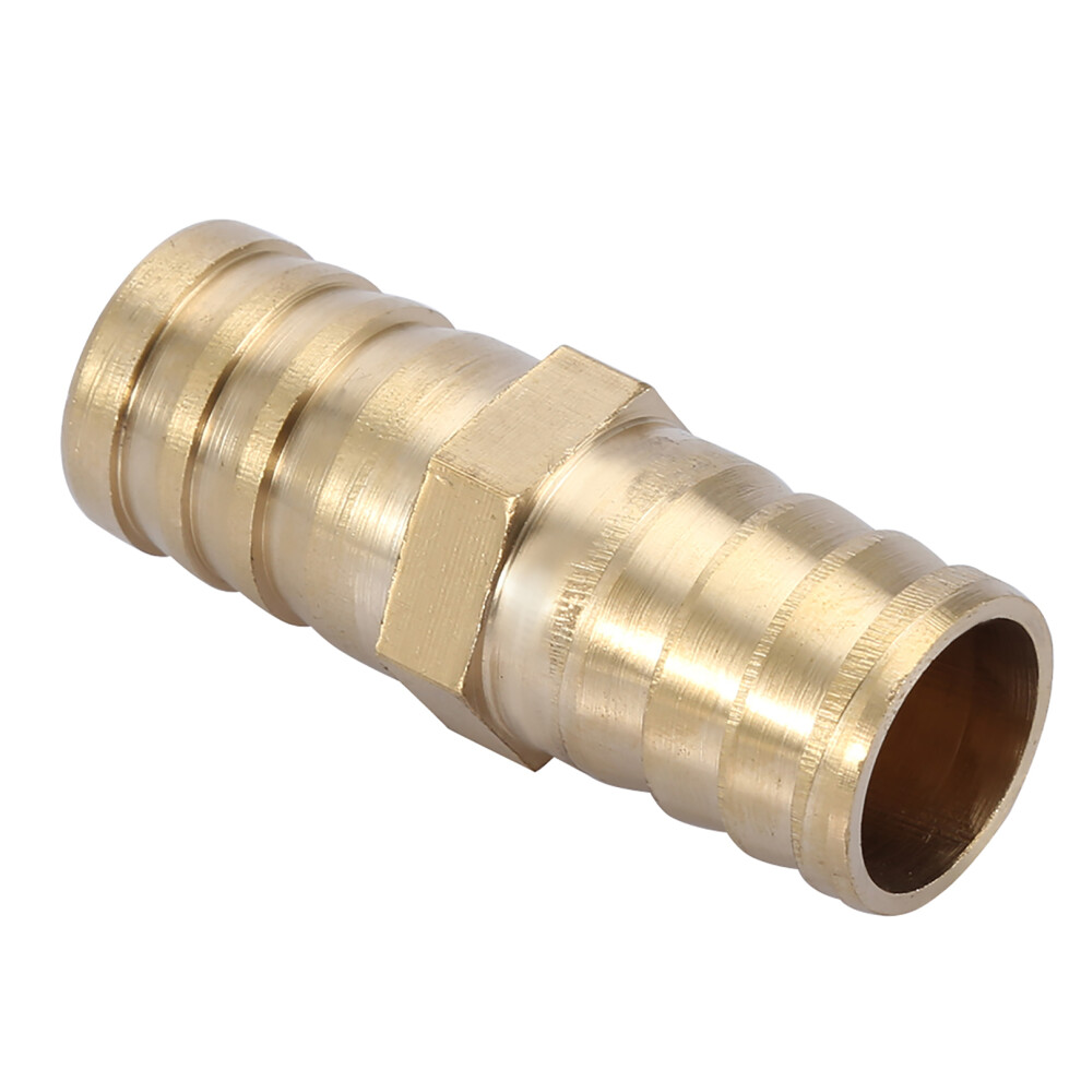 Brass Barbed Straight 2-Way Pipe Connector Tube Joiner Fitting 20Mm 4931363459449