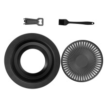 Plaque de cuisson antiadhésive pour barbecue, utilisable sur toutes les plaques de cuisson, style coréen, sans fumée, pour une utilisation