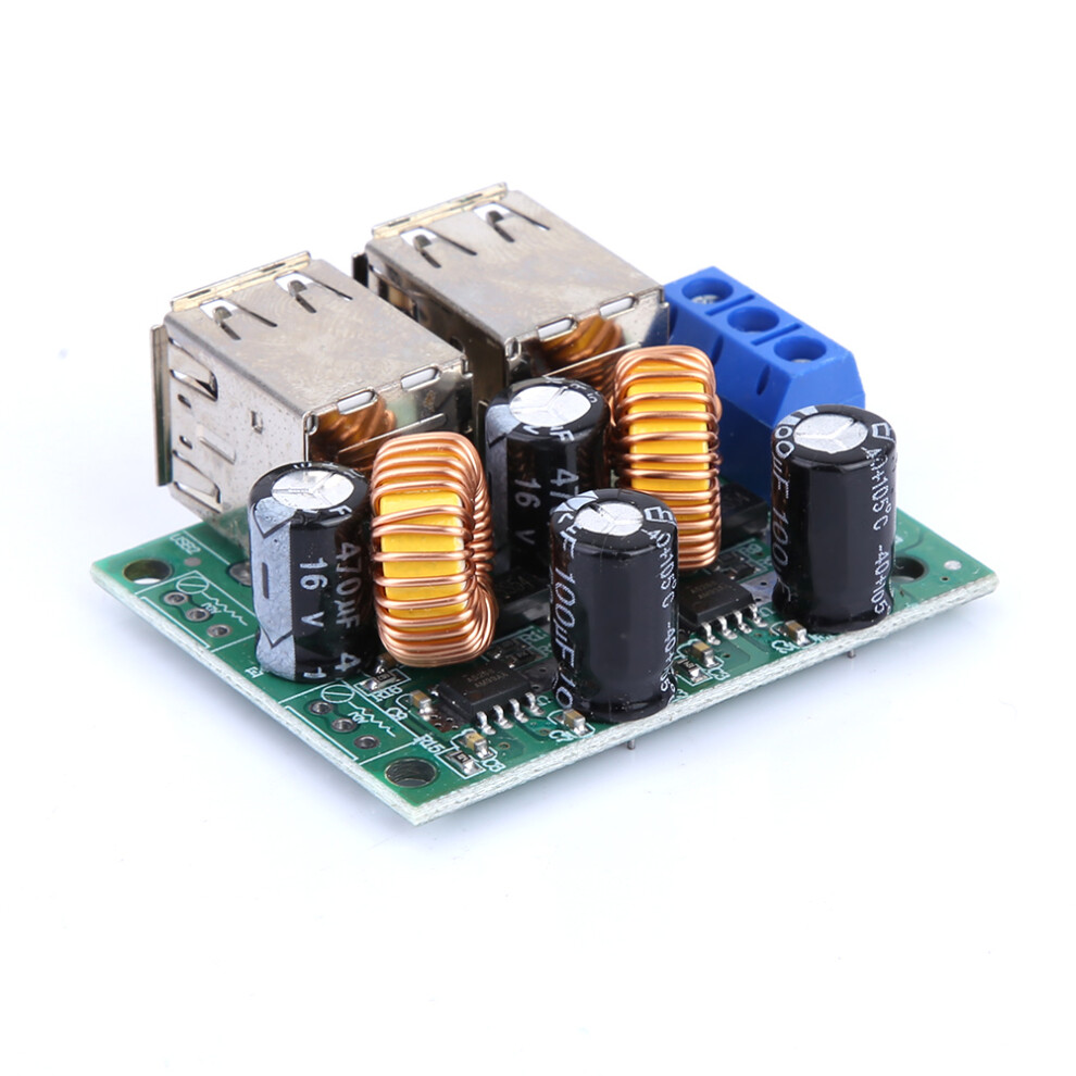 7-40V To 5V 3A Usb Car Charger Buck Module With 4 Ports 3751363457242