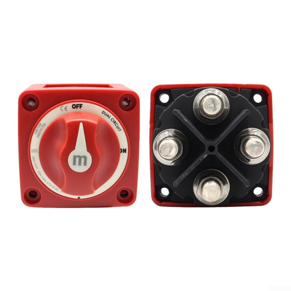 Heavy Duty Marine Battery Isolator Switch 2/3/4Position 12V48v 100A300a Dualcircuit Boat Rv Offgrid 9105992316700