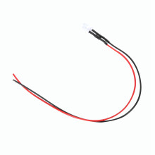 12V LED 5mm mehrfarbige Dioden mit 20cm Kabel 0,06W weißes Licht Ideal für DIY