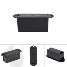 PU-Leder 9V-Batteriefach für Gitarre/Bass (#02)