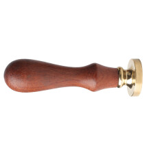 Holzgriff-Wachssiegel-Stempel im Vintage-Stil für Hochzeiten im Retro-Stil #1