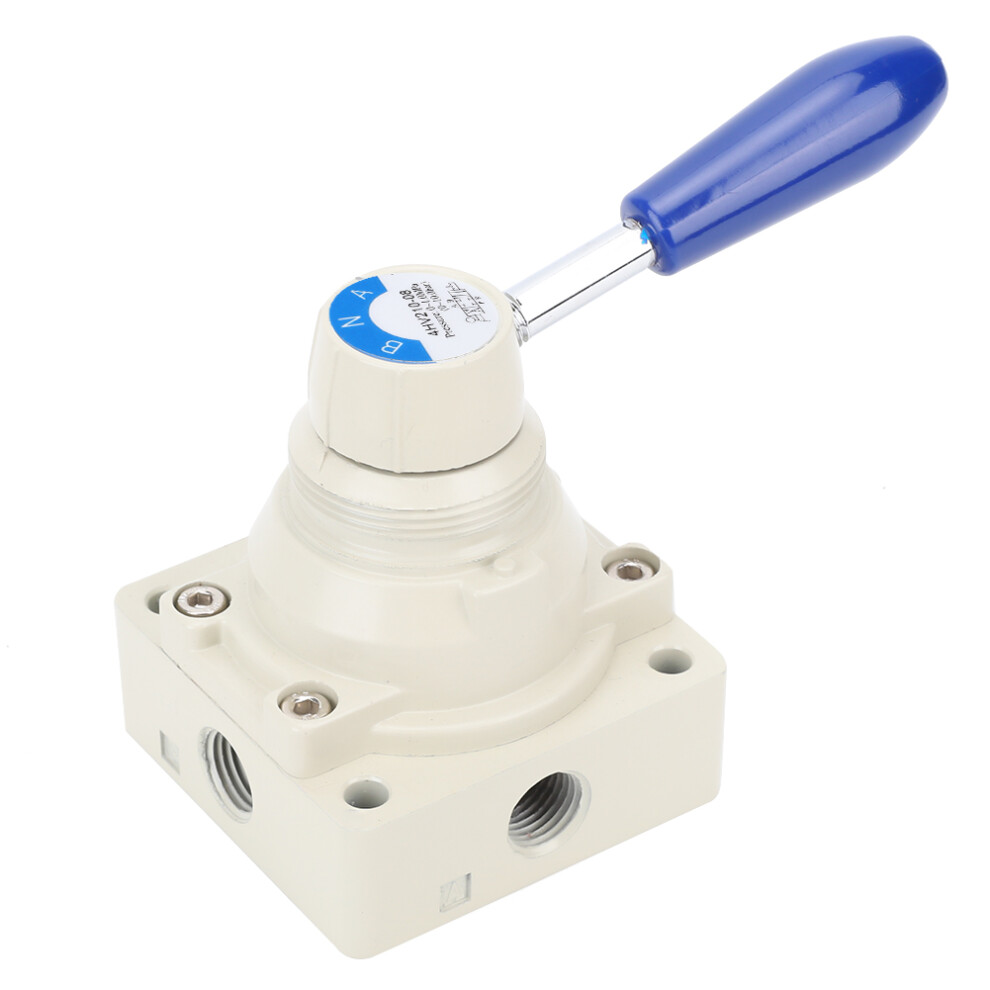 Robust Air Valve 4Hv210-08 4-Way 2-Position Hand Lever 1/4In Pt 7601363461946