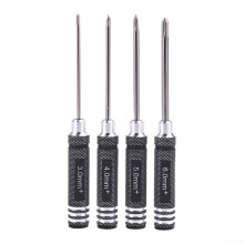 1 x 4 mm Phillips Screwdriver Black Wrench Driver 4 mm Tip PH Screwdriver For Electronics