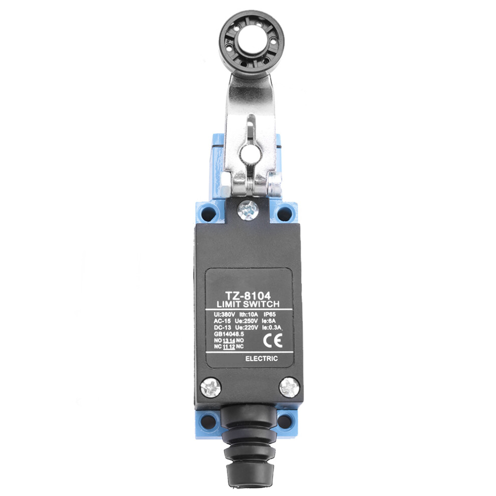 Tz-8104 Spdt Limit Switch With Rotary Roller Lever 6A Momentary High Accuracy 7891363459177