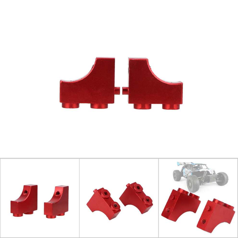 2Pcs Aluminum Rc Servo Mounts Fit For Vrx Rh1043 Rh1045 Car Model Red 8281363462816