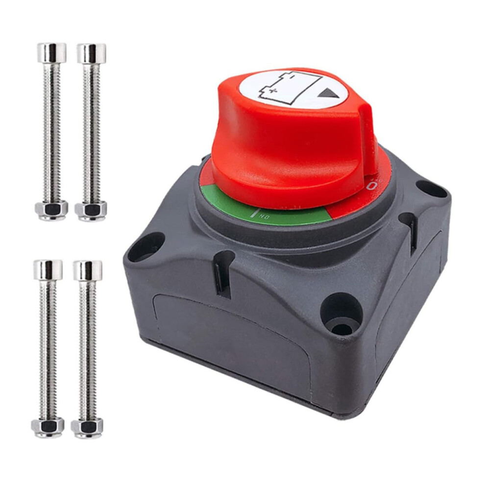 Battery Disconnect Switch Copper Terminals Heavy Duty Power Cut Off For Rv Atv Car Boat Utv Safety Isolation 9105992317479
