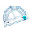 Multipurpose 4In1 Protractor With Adjustable Round Ruler For Engineering Students Drafting Geometry Tool 1