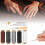 Leather Sewing Kit: Assorted Needles & 5 Rolls Waxed Thread 80pc Set 12