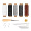 Leather Sewing Kit: Assorted Needles & 5 Rolls Waxed Thread 80pc Set 8