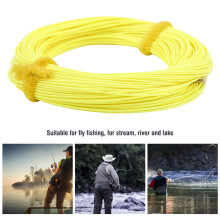 30M Nylon Float Fly Line WF 4/5/6/7/8 Yellow for Stream River Lake