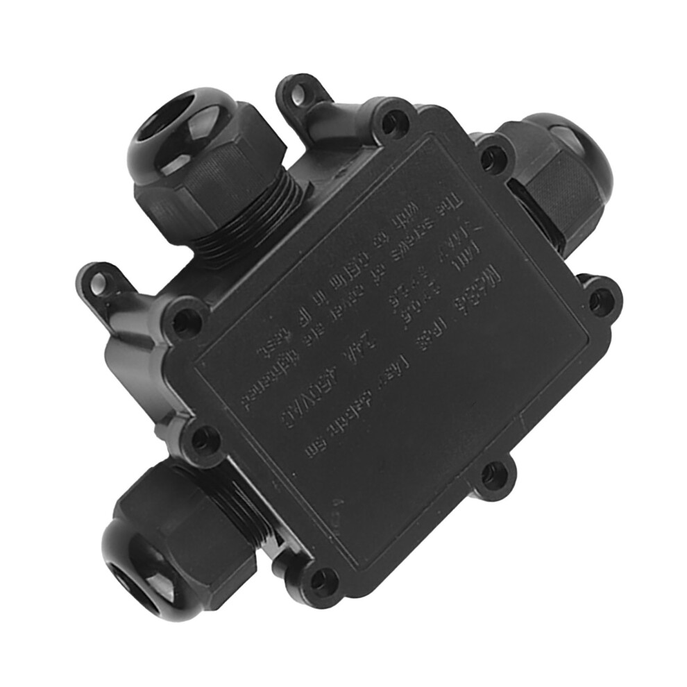 Ip68 Waterproof Plastic Junction Box 3-Way Outdoor Cable Enclosure M686 8761363464398