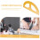 Semi Circle Teaching Protractor 180Degree Handheld Angle Ruler With Precise Scale For Geometry And School Stationery 5