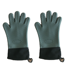 Küchen-Ofenhandschuhe, Silikonhandschuhe mit Aufhängeschlaufe für sicheres Kochen, Backen und Grillen mit Antihaftbeschichtung