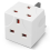 2 Way 3 Pin Plug Adapter, 13A Power Splitter 1