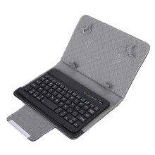 7''-7.9'' Tablet PU-Hülle+Bluetooth-Tastatur, Schwarz 280mAh