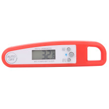 Digitales Fleischthermometer mit klappbarer Sonde zum Kochen, wasserdicht, schnelle Messung der Temperatur von Flüssigkeiten wie Käse, Schokolade,