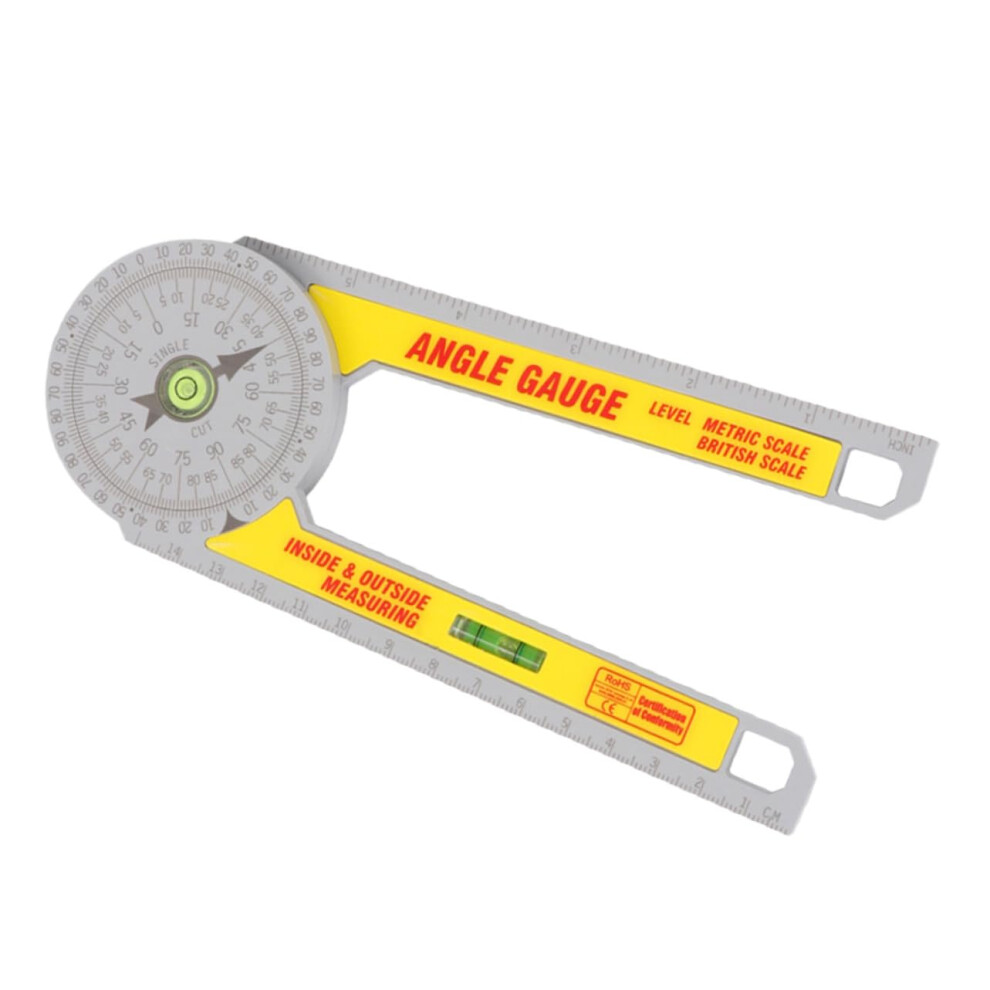 Angle Ruler Protractor Stainless Steel Woodworking Tool For Carpenters And Diy Craftsmen, Precision Measurement 9105992318148