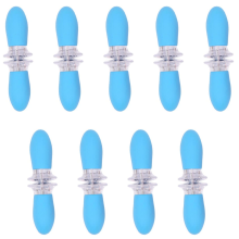 Cob Companion, 9 perechi de suporturi pentru porumb din oțel inoxidabil cu design interconectabil, mânere ergonomice antiderapante pentru consumul