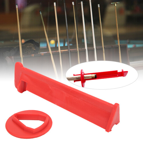 Portable Pool Cue Tip Shaper Press Tool - Plastic, 27g, 2 pcs