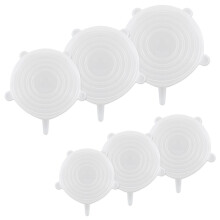 Mikrowellen- und gefriergeeignet, luftdichte Deckel halten Lebensmittel frisch, flexible Silikon-Frischhaltefolie für moderne Küchen, universelle
