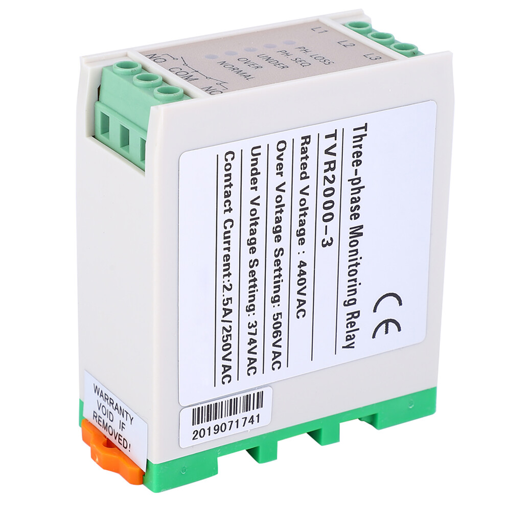 440Vac 3 Phase Voltage & Phase Sequence Protector Over & Under Voltage Failures 7891363467714