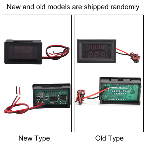Modell: DC-Volt12-60V Voltmeter Rot 4,8 x 3 x 2 cm 2