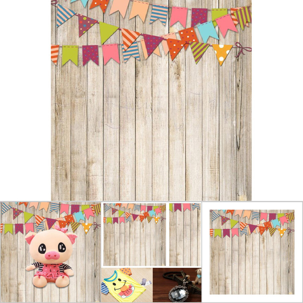 K-10265 Vintage Wood Backdrop For Newborn & Baby Photography Studio Use Grain 7891363468643