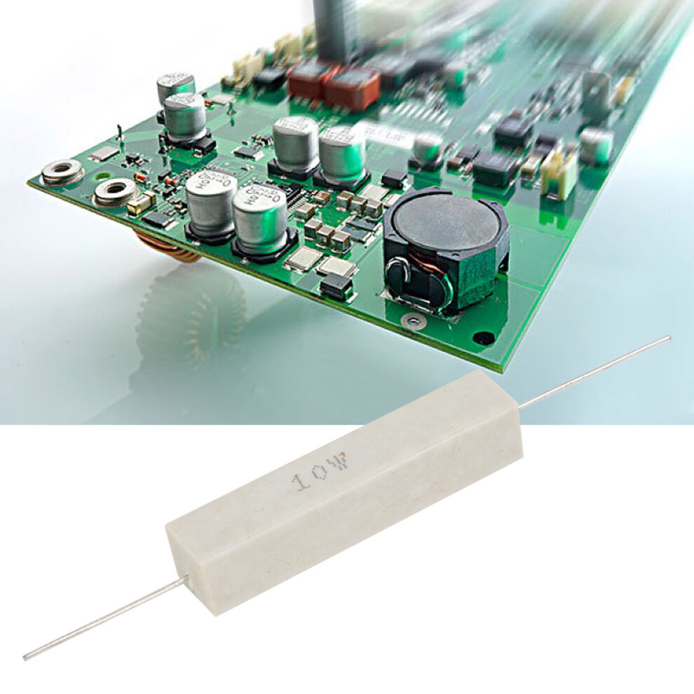 10Pcs 10W Cement Resistors High Accuracy 5% Stable Performance 3.3Î© 4601363469341