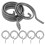 Spring Lock Teile Eisen Schwarz 10 8