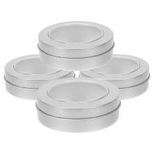 4Stk Runde Blechdose Mit Deckel Und Für Süßigkeiten