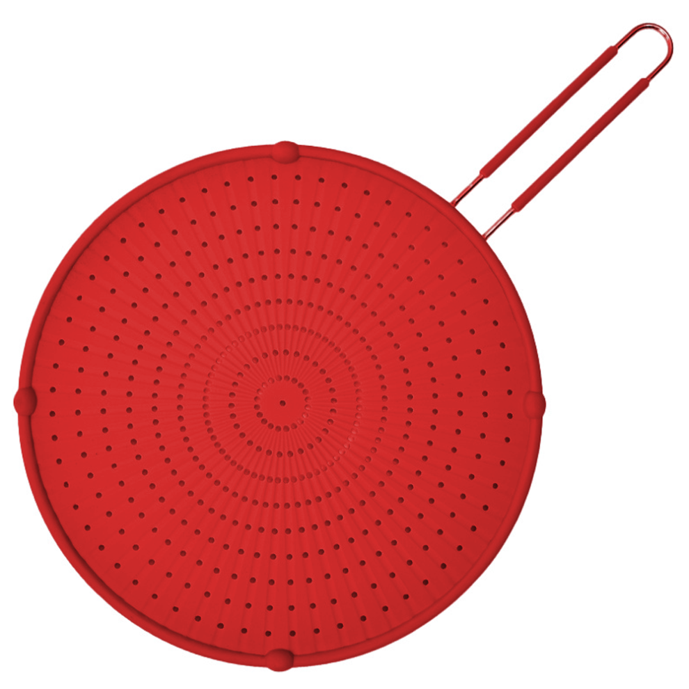 Silicone Splatter Screen for Kitchen, Romantic Cooking Experience with Non-Slip Grip & Easy Clean, Space-Saving Storage for Your Culinary Creations-image-OPC-PN6J7W5-NEW