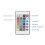 5V 24-Tasten RGB-LED USB IR-Controller, 150mAh, 1m 3